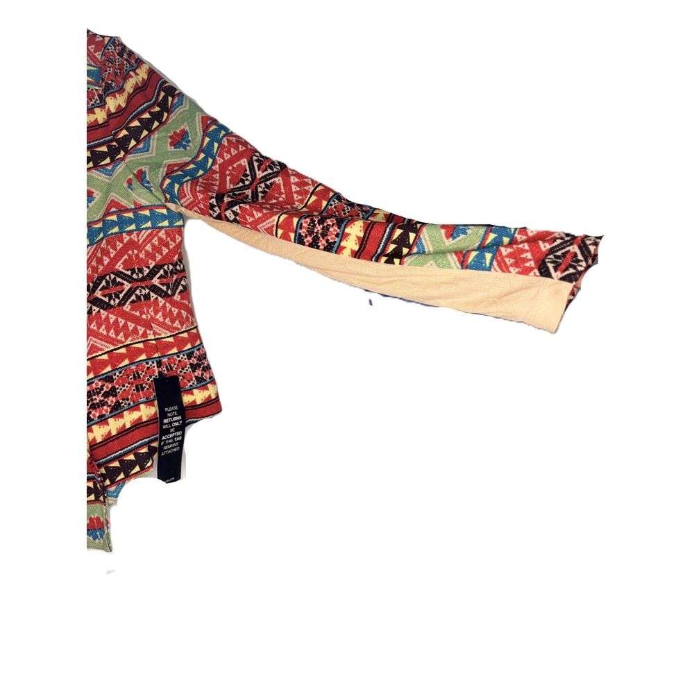BCBG MAXAZRIA “Ash” Statement Jacket | Size L | NWT | Tribal-Inspired Pattern - Picture 6 of 6